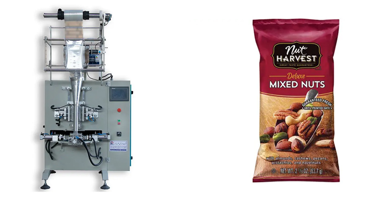 دستگاه ساشه برای بسته بندی آجیل در منزل