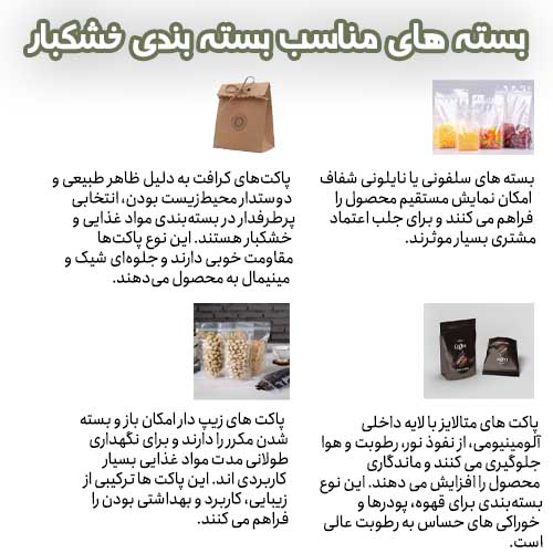 بسته بندی خشکبار